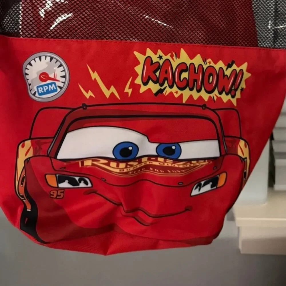 Disney Swim Bag | Cars Boys Swimming Bag | Boys Lightning McQueen Backpack |